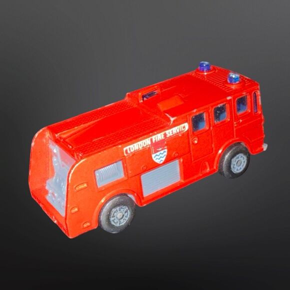 Vintage 1969 Lesney Matchbox Merryweather Fire Engine No.35 Red United Kingdom - Picture 4 of 9